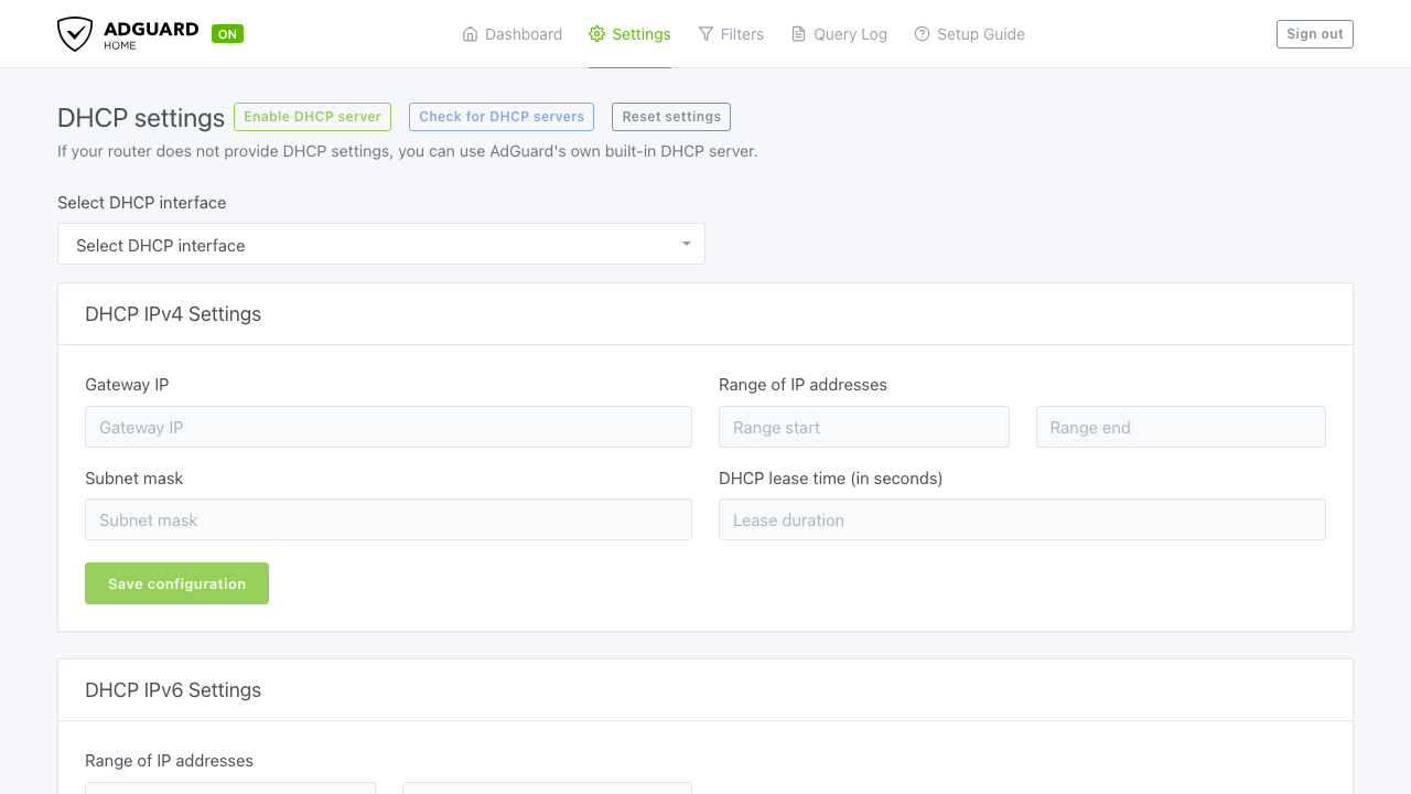 DHCP Server