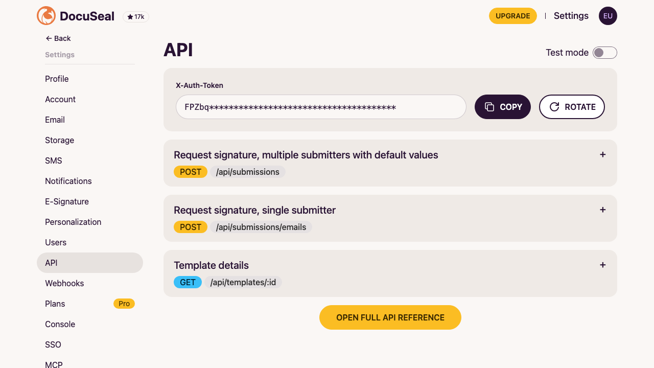REST API