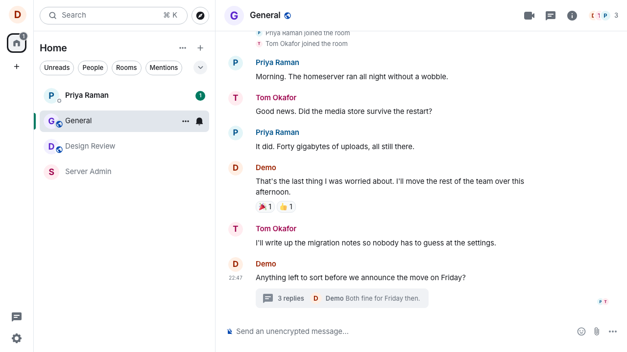Rooms and Group Chat