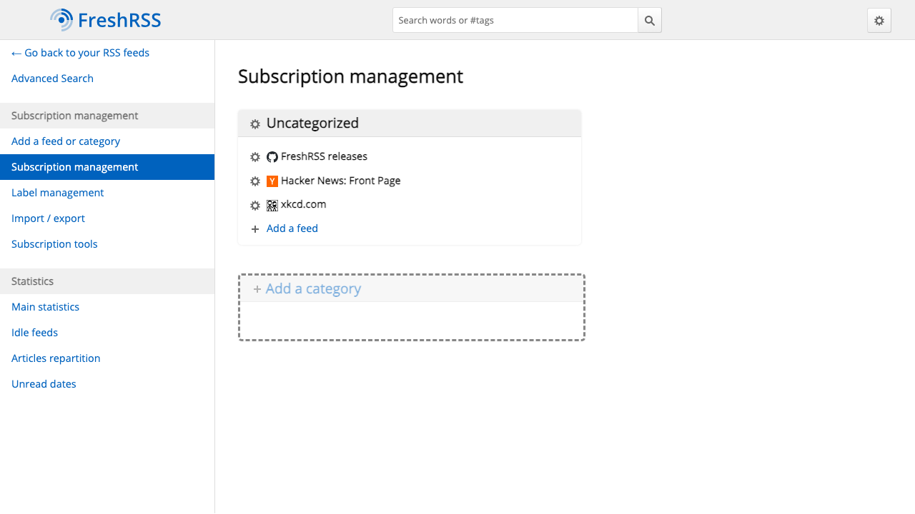 Subscription Management