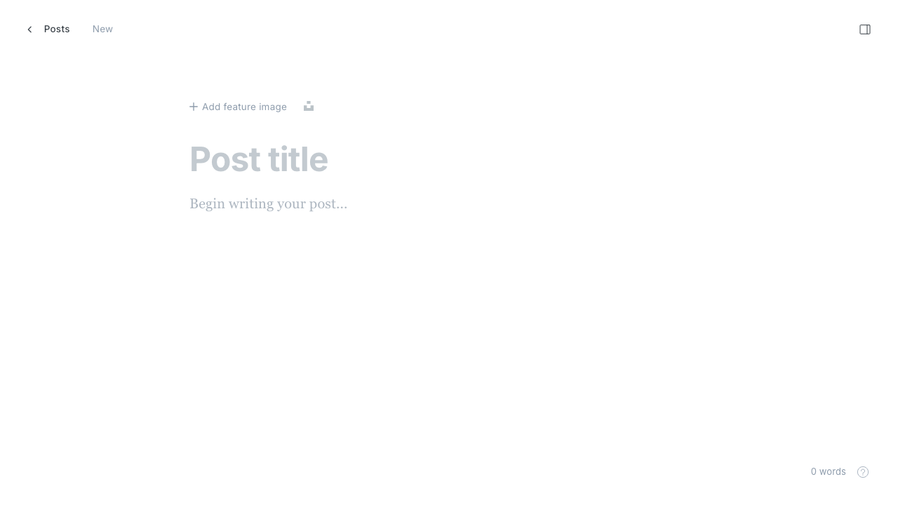 Post Editor