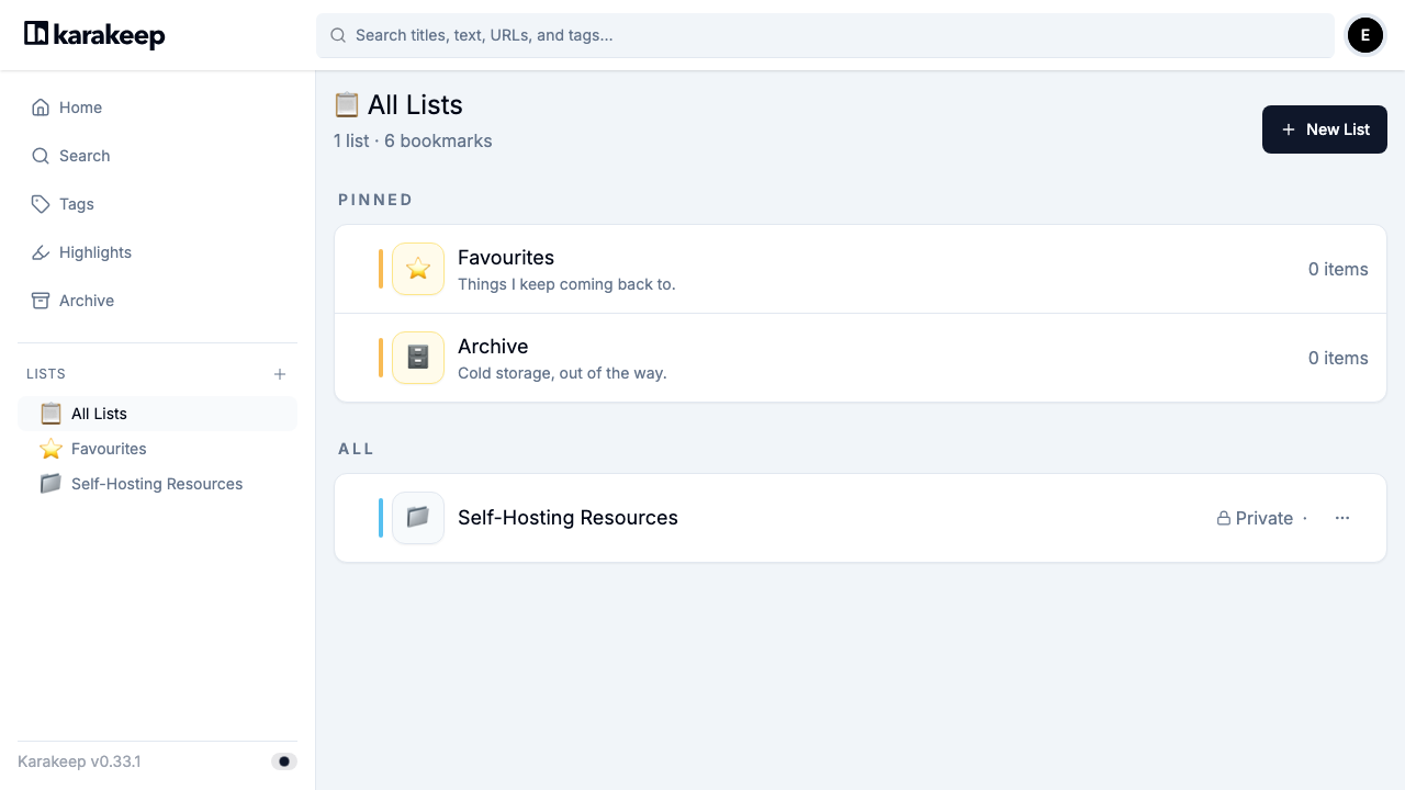Lists