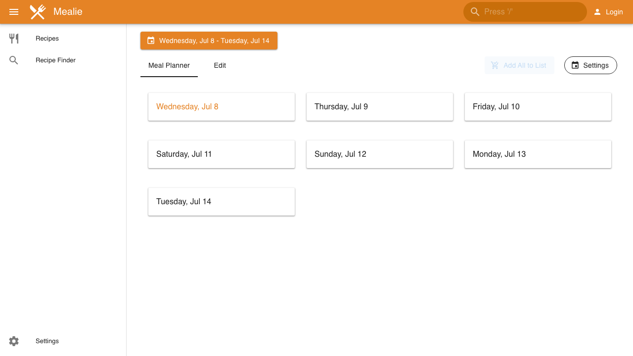 Meal Planner