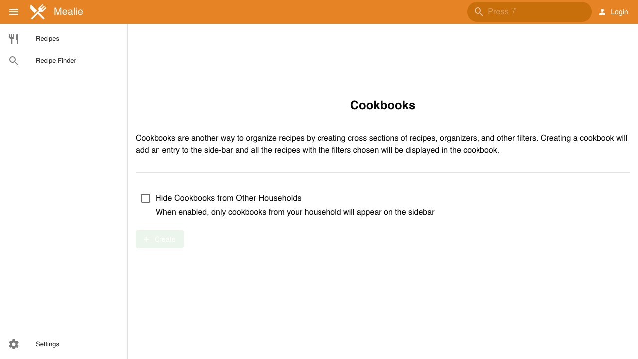 Cookbooks