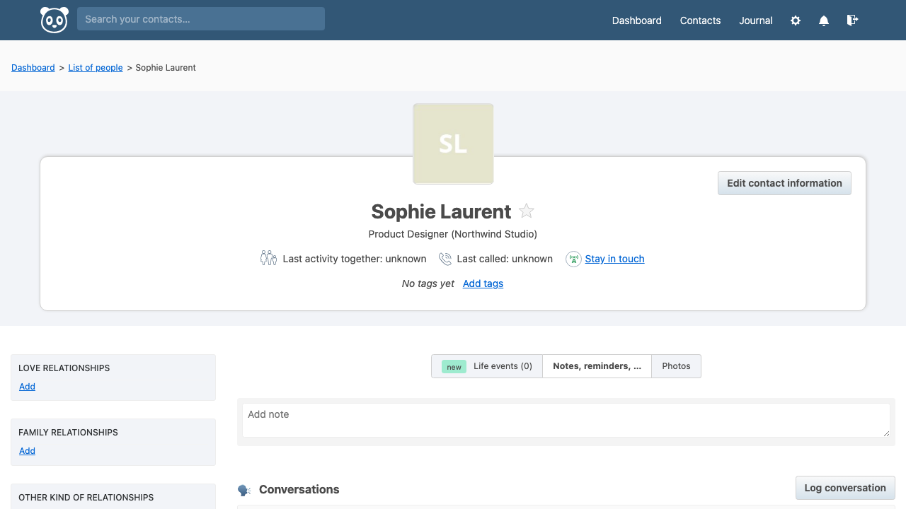 Kontaktprofil