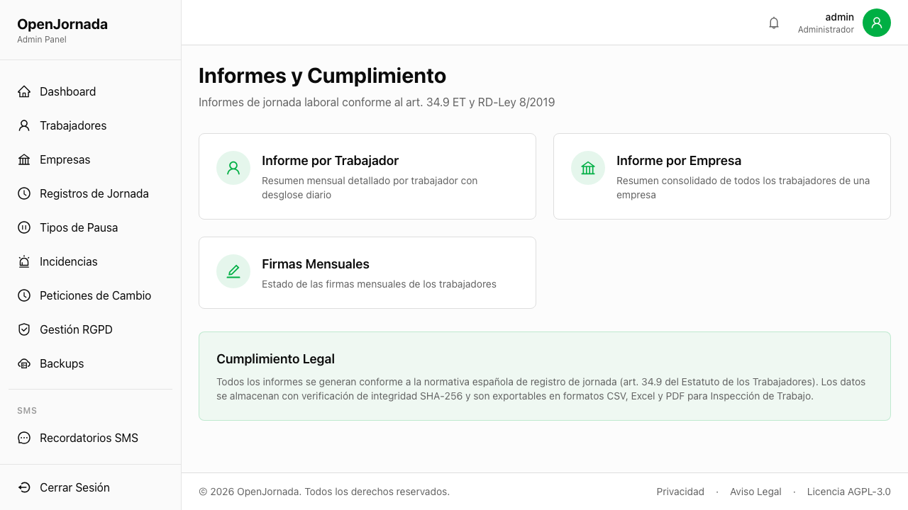 Report e conformità
