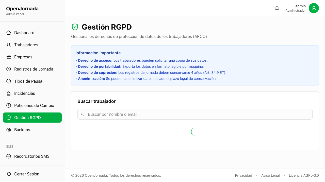 Strumenti GDPR
