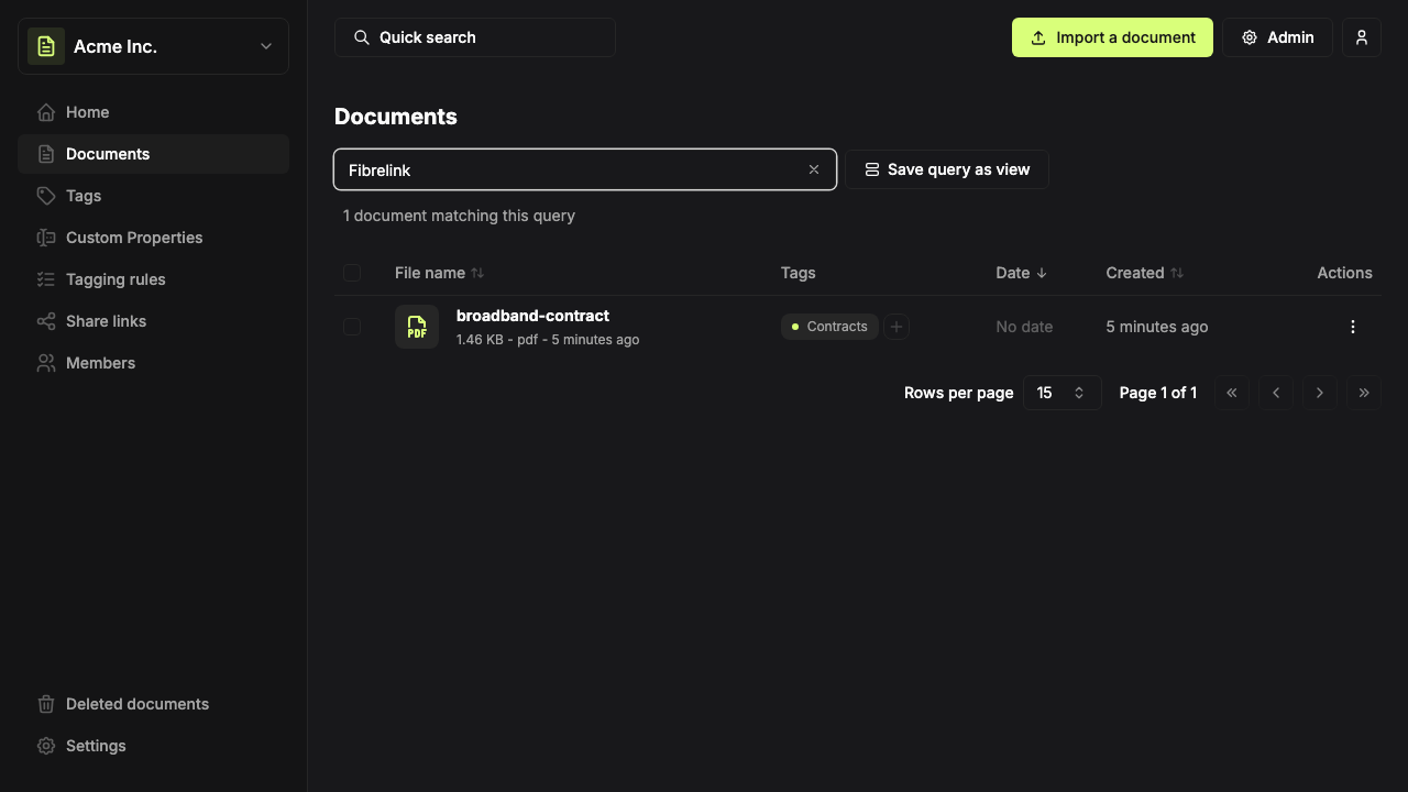 Full-text search