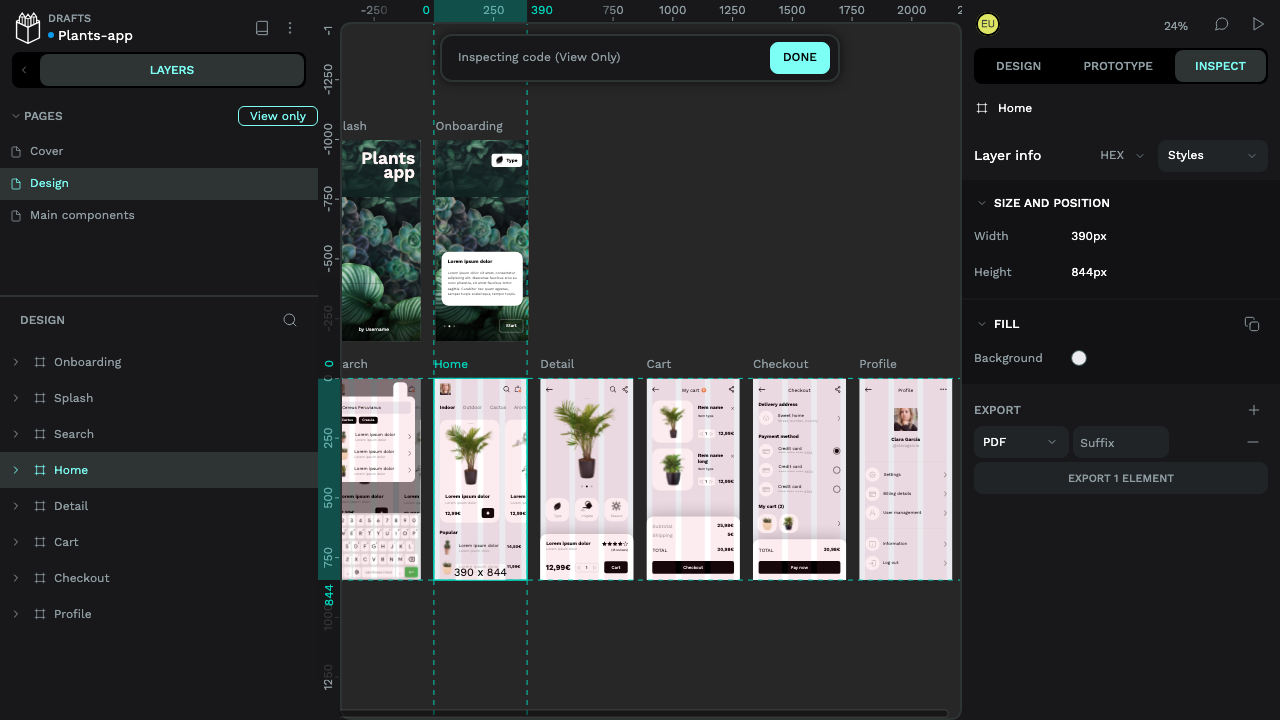 Code Inspect / Dev Mode