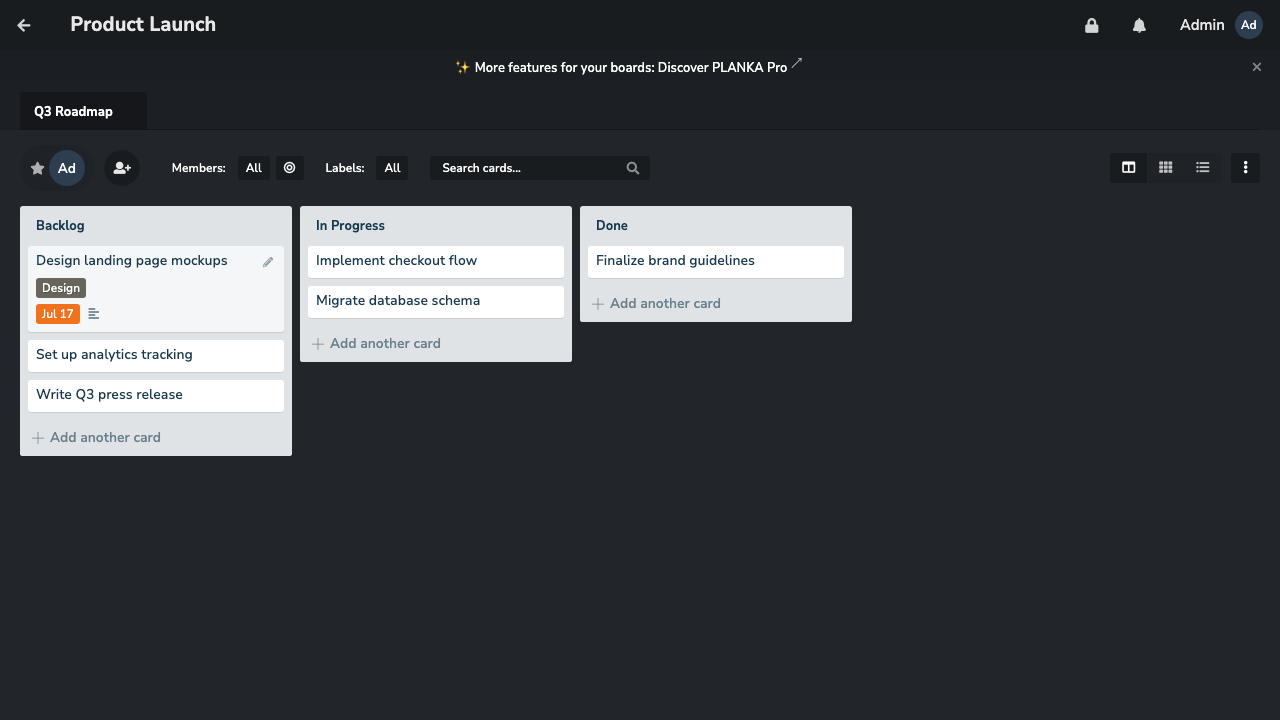 Kanban Board