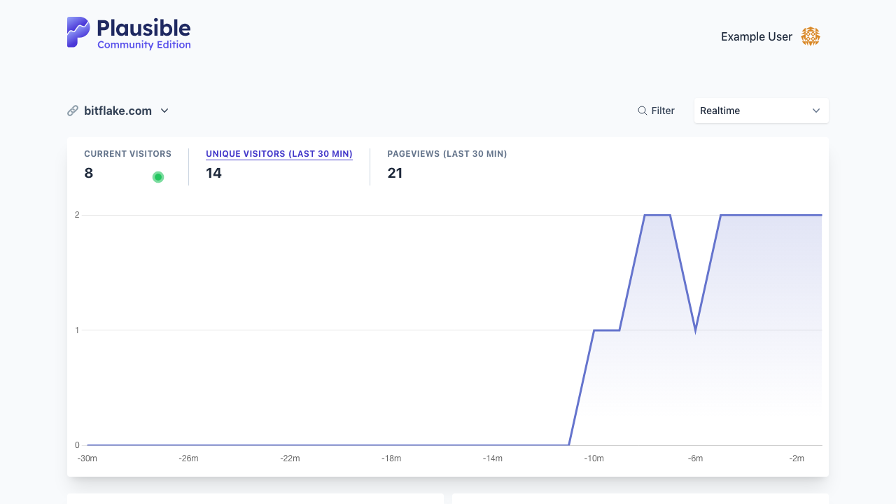 Real-time Visitors