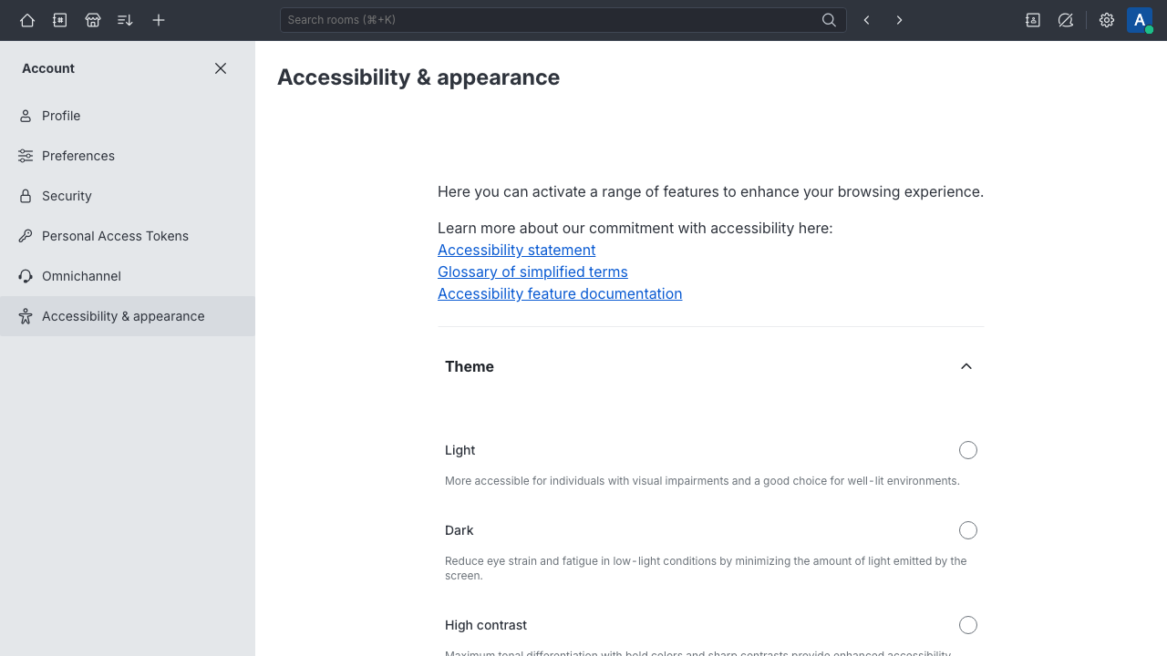 Accessibility and Appearance