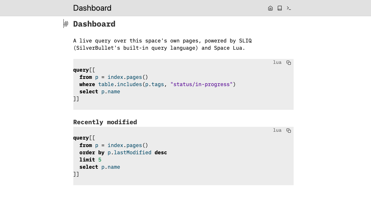 Query language and Lua scripting