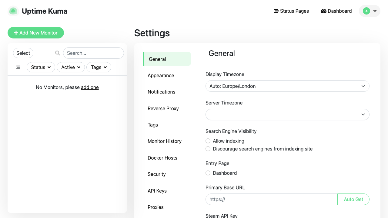 General Settings