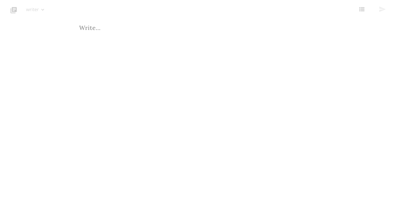 Distraction-Free Editor
