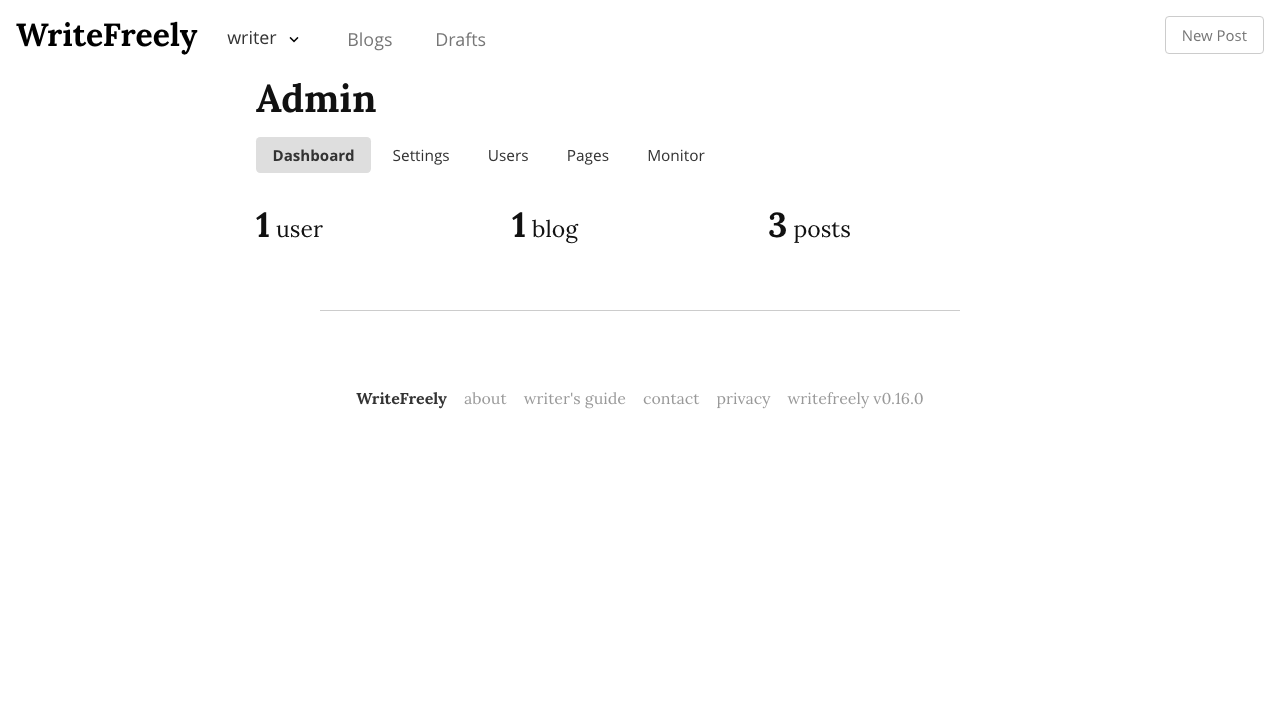 Admin Dashboard